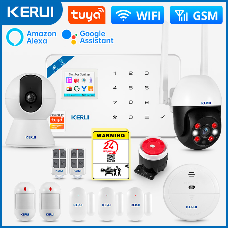 Smart Home Automation Kit - KERUI W181 Alarm System Secutrity Home
