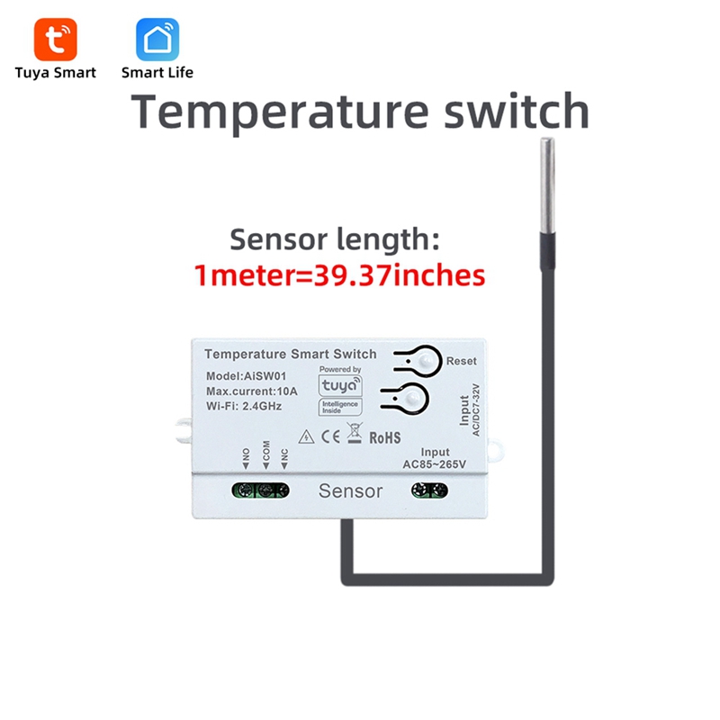 Tuya WiFi Temperature Switch S - Wifi Thermostat 评论和价格