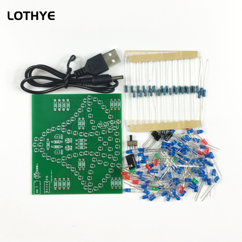DC 3-5V LED Light Swing Wind C - Electronics Project Kit 评论和价格