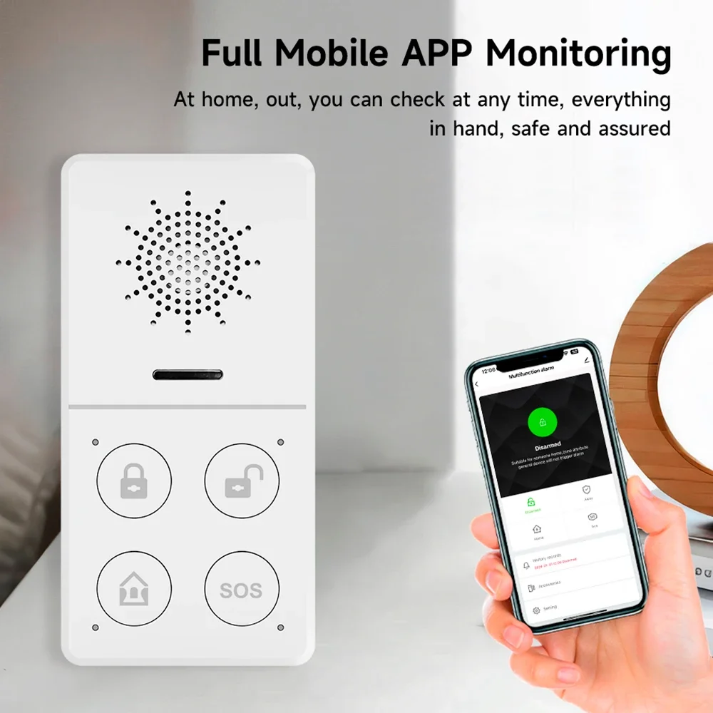 Tuya Wifi Smart Alarm System 4 - Smart Home Automation Kit 评论和价格