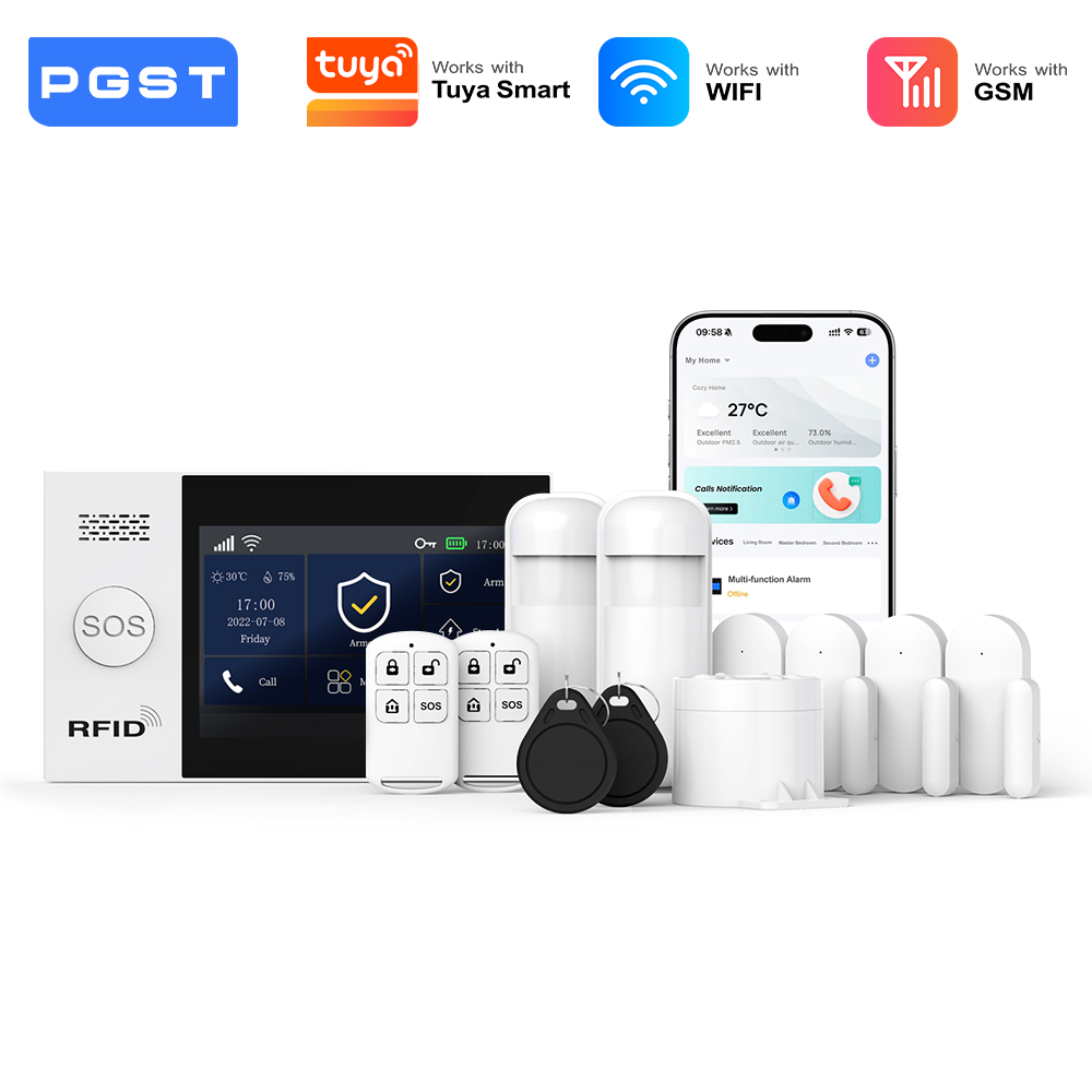 PGST 2G GSM WiFi Alarm System  - Smart Home Automation Kit 评论和价格