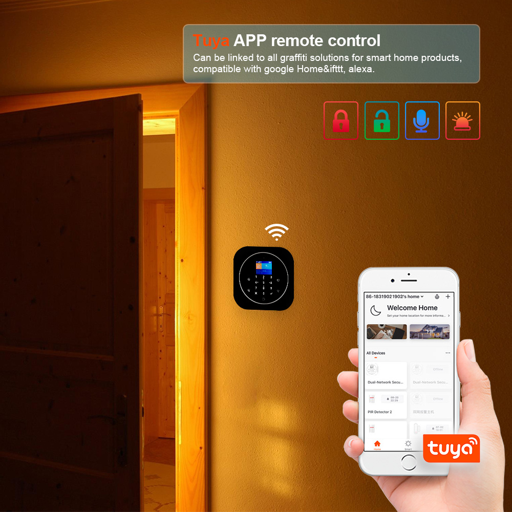 KERUI G12 Wireless Tuya Home A - Smart Home Automation Kit 评论和价格