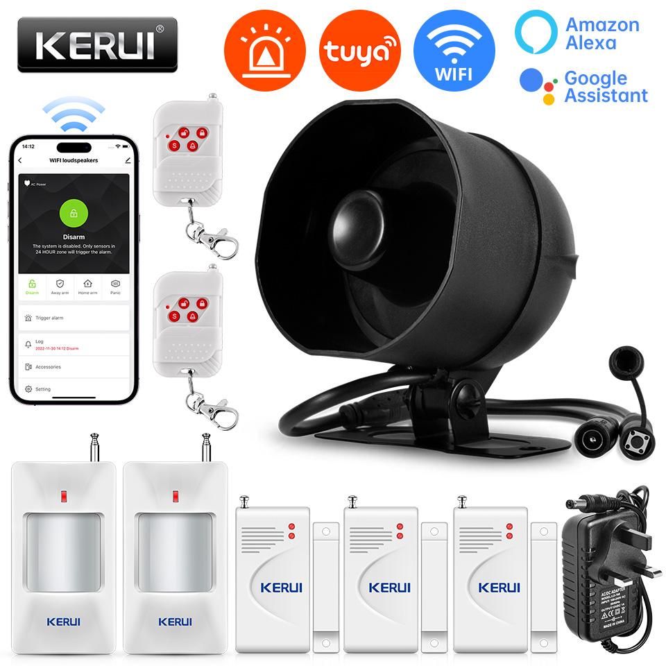 KERUI 120db Siren Alarm System - Smart Home Automation Kit 评论和价格