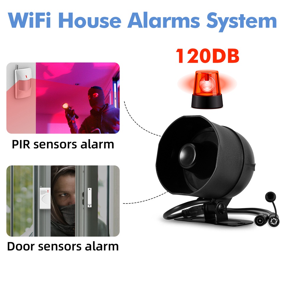 KERUI 120db Siren Alarm System - Smart Home Automation Kit 评论和价格