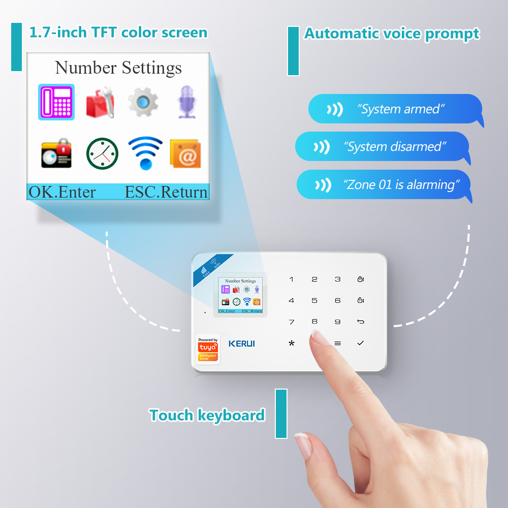 KERUI W181 Alarm System Secutr - Smart Home Automation Kit 评论和价格