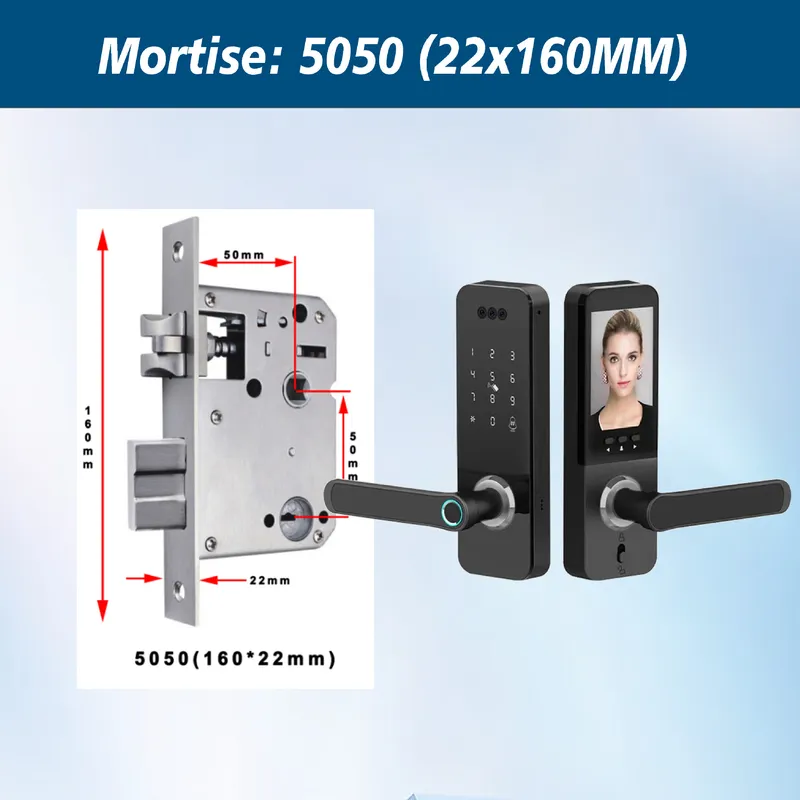 Household Facial Recognition L - Smart Door Lock Wifi 评论和价格